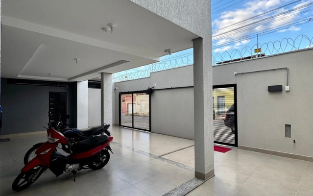 Garagem privativa coberta da Ahava Stays em Montes Claros MG.
